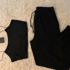 Back To Basic Jogger Set Black